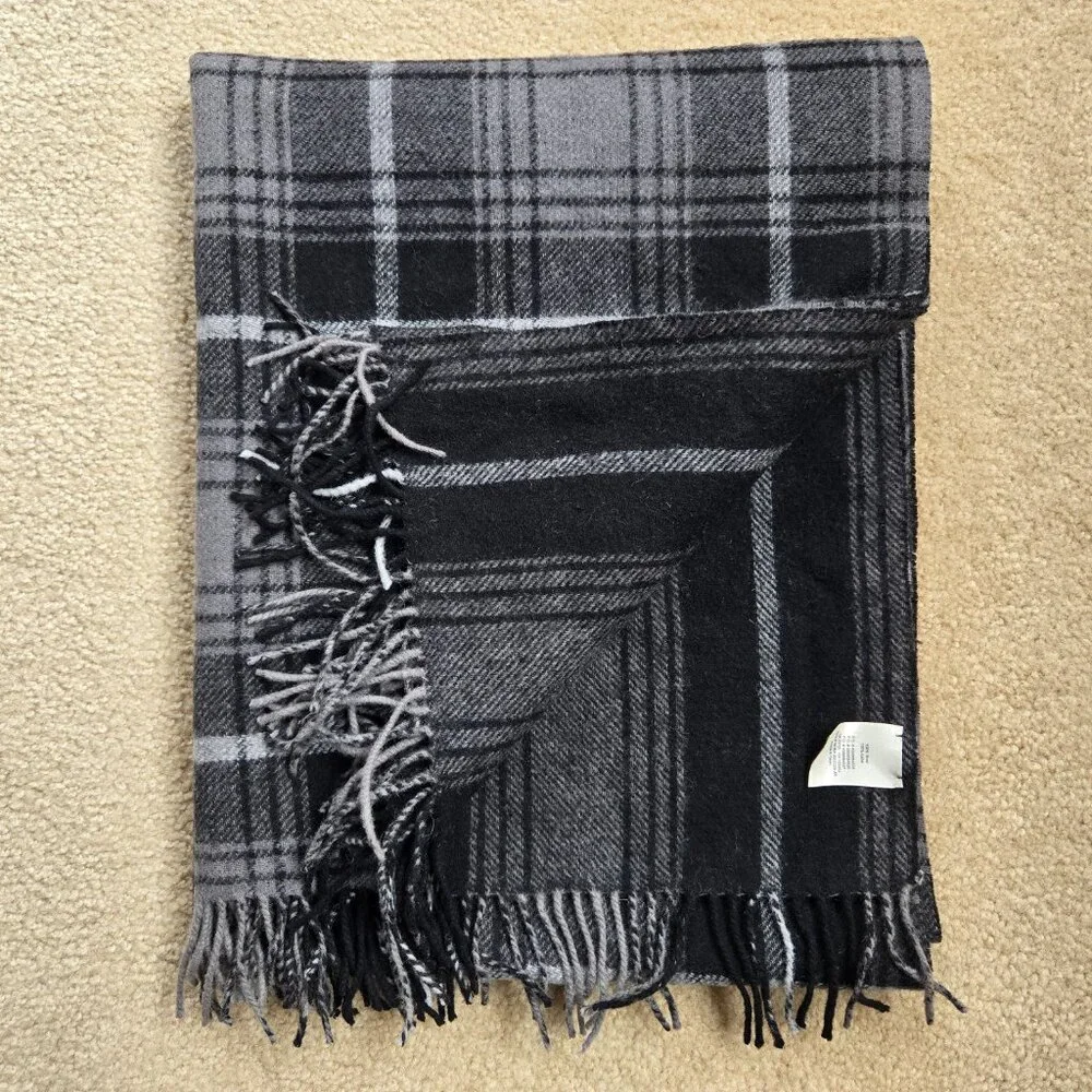 Auxiliary Reversible THICK Wool Scarf---2 SCARVES IN 1! Aritzia